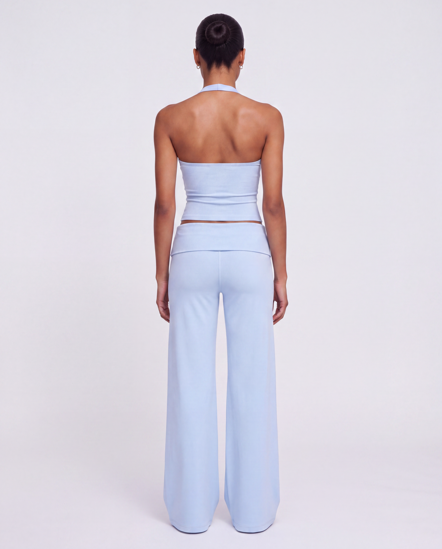 Fold Over Wide Leg Pant