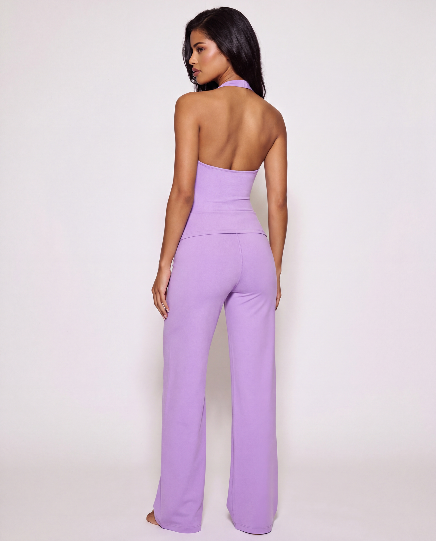 Fold Over Wide Leg Pant